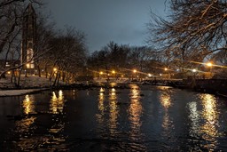 The Riverwalk in Naperville, Illinois.