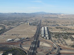 Aerial view of Enterprise, Nevada. 