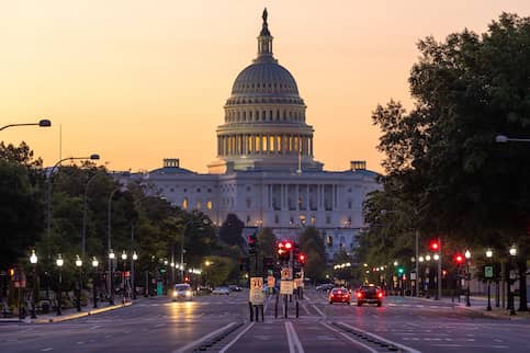 The US Capitol Building in Washington DC.