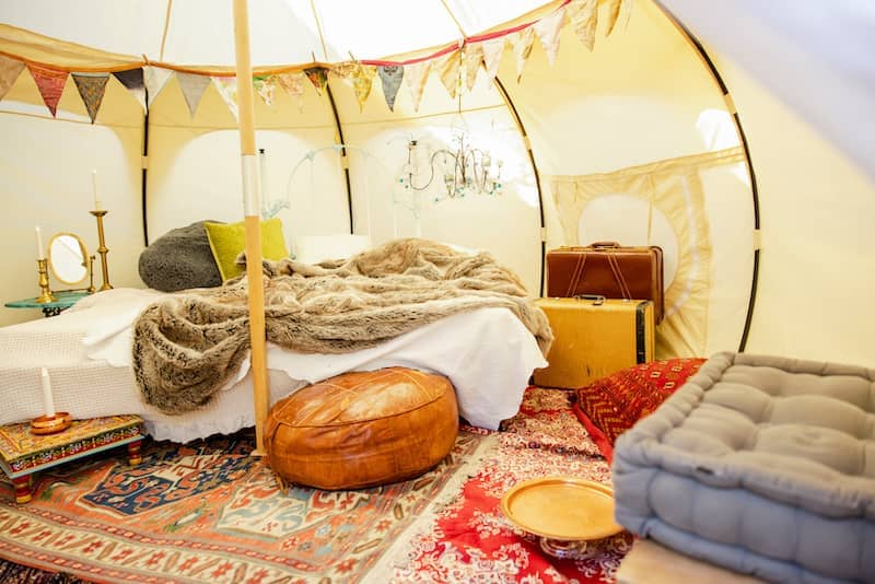 Interior of a Yurt