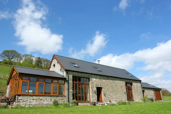 Renovated historic stone barndominium.