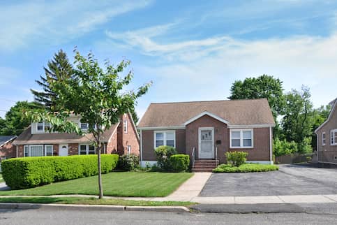 Small one story suburban bungalow home.