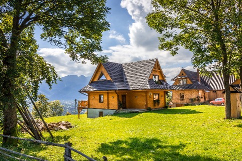 Home in mountains