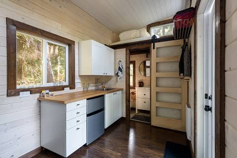 Kitchen of a kit home