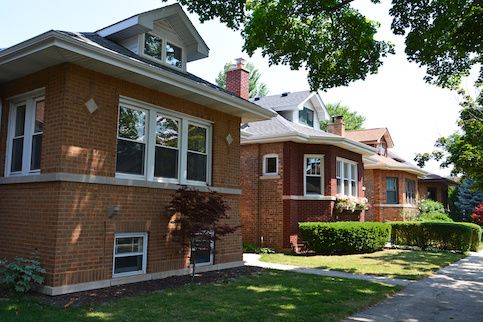 Suburban Chicago homes.
