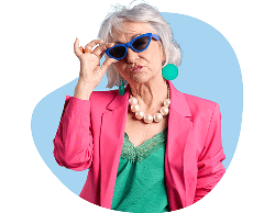 fashionable women wearing sunglasses