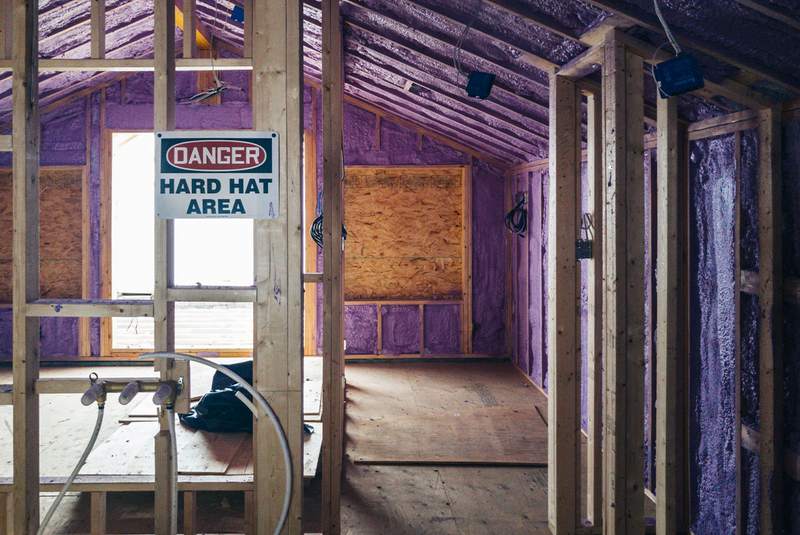 Installing installation in home during home renovation